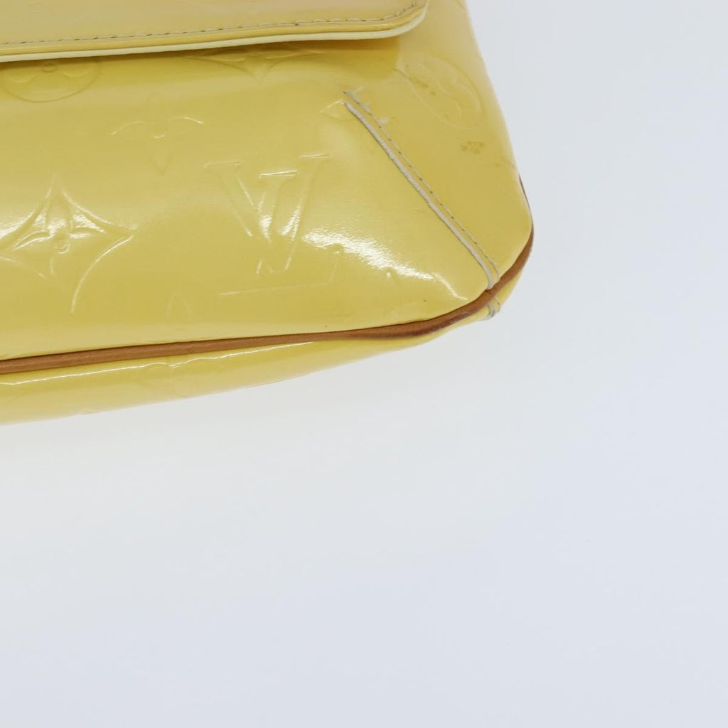 Louis Vuitton Thompson Street Handbag Monogram Vernis Yellow Patent_Leather Shoulder Bag Bag (Pre-Owned)