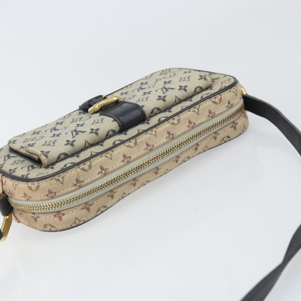 Louis Vuitton Juliette Crossbody Bag Mini Lin Blue Canvas Shoulder Bag Bag (Pre-Owned)