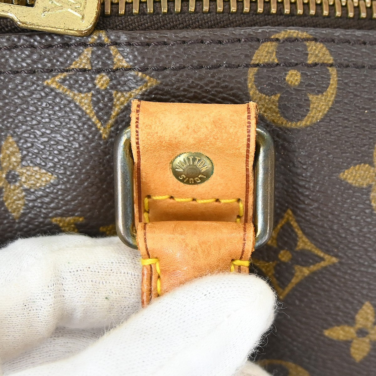 Louis Vuitton Keepall Bag Monogram Canvas Brown Canvas Travel Bag Bag (Pre-Owned)