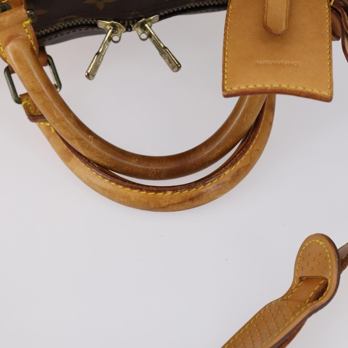 Louis Vuitton Keepall Bandouliere Bag Monogram Canvas Brown Canvas Travel Bag Bag (Pre-Owned)
