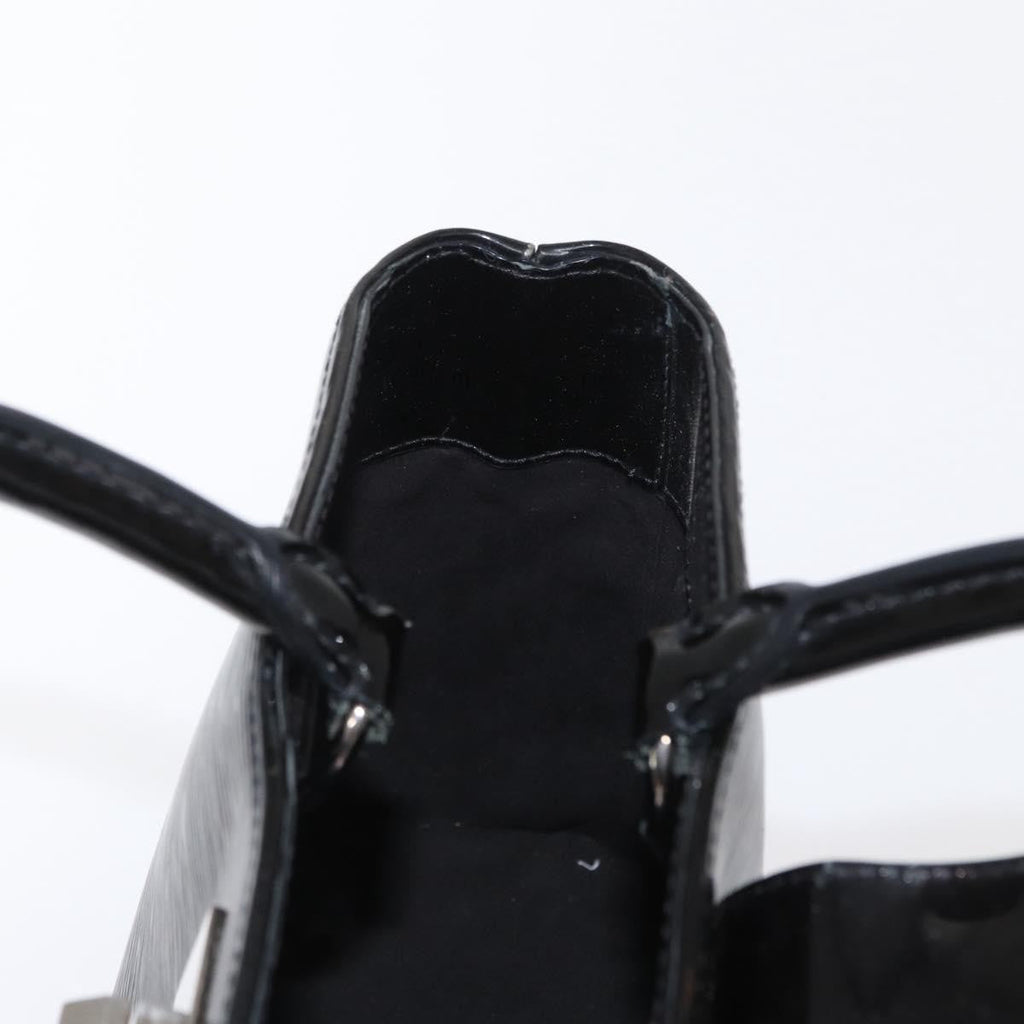 Louis Vuitton Mirabeau Handbag Electric Epi Leather Black Leather Handbag (Pre-Owned)