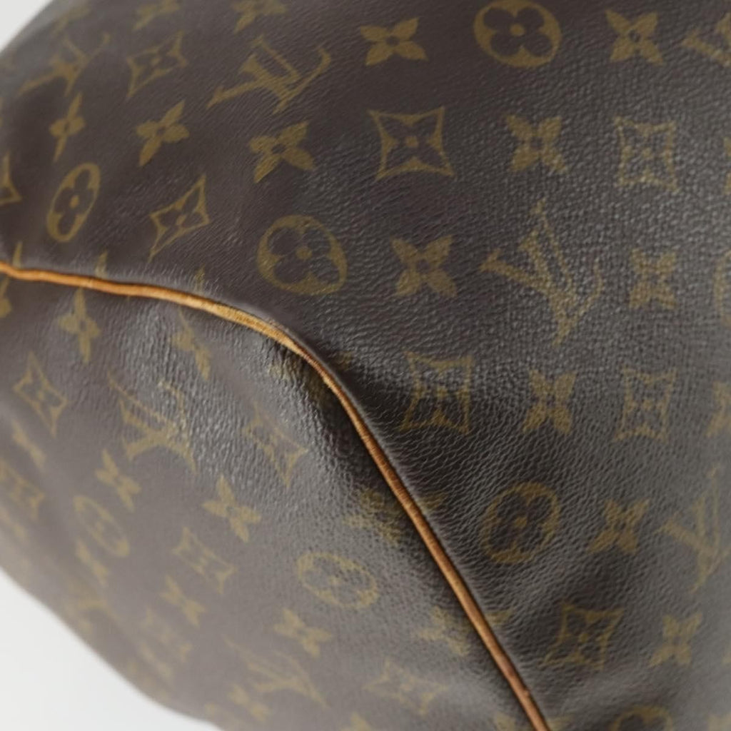 Louis Vuitton Keepall Bag Monogram Canvas Brown Canvas Travel Bag Bag (Pre-Owned)