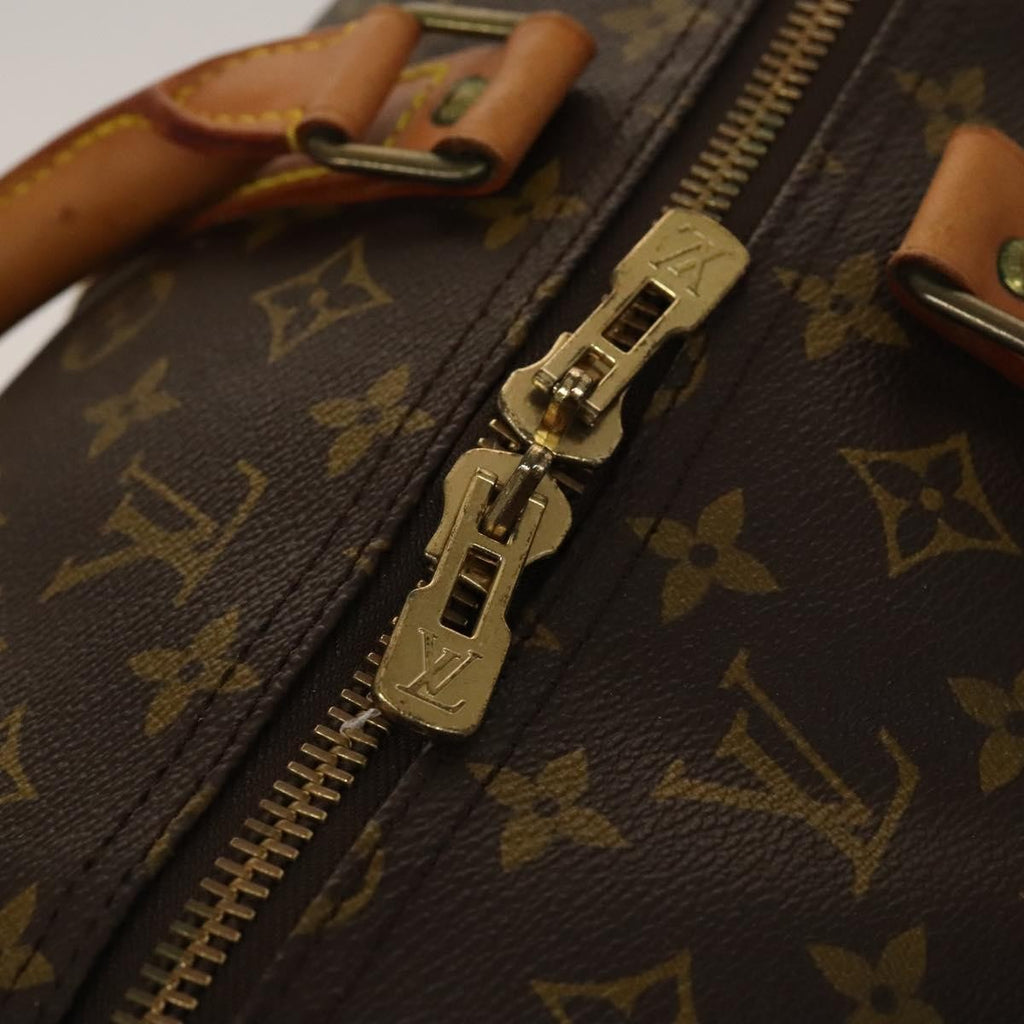 Louis Vuitton Keepall Bag Monogram Canvas Brown Canvas Travel Bag Bag (Pre-Owned)