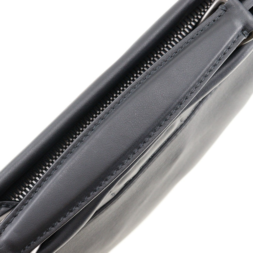 Fendi Peekaboo Iconic Fit Bag Leather Black Leather Briefcase Bag (Pre-Owned)