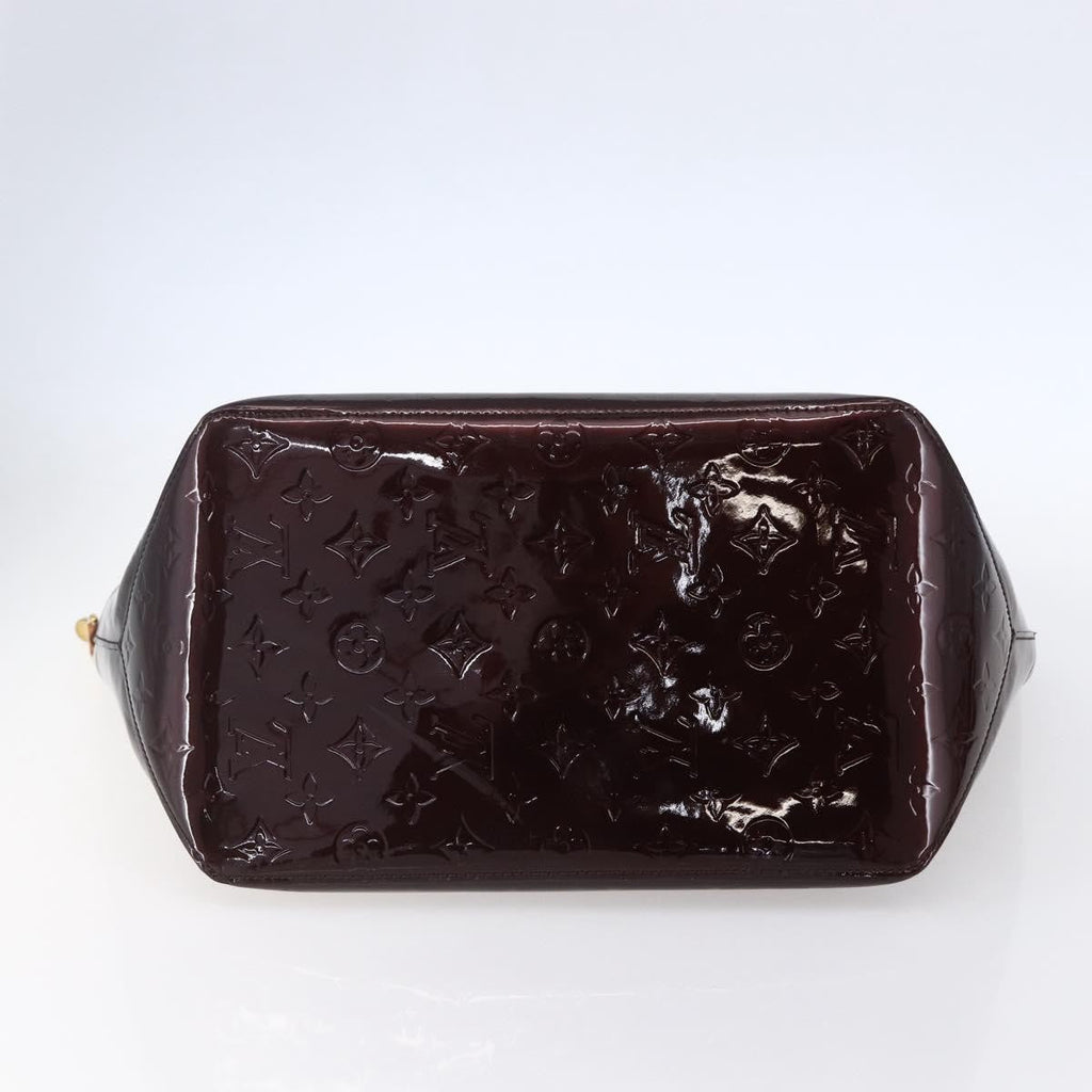 Louis Vuitton Bellevue Handbag Monogram Vernis Purple Patent_Leather Tote Bag Bag (Pre-Owned)
