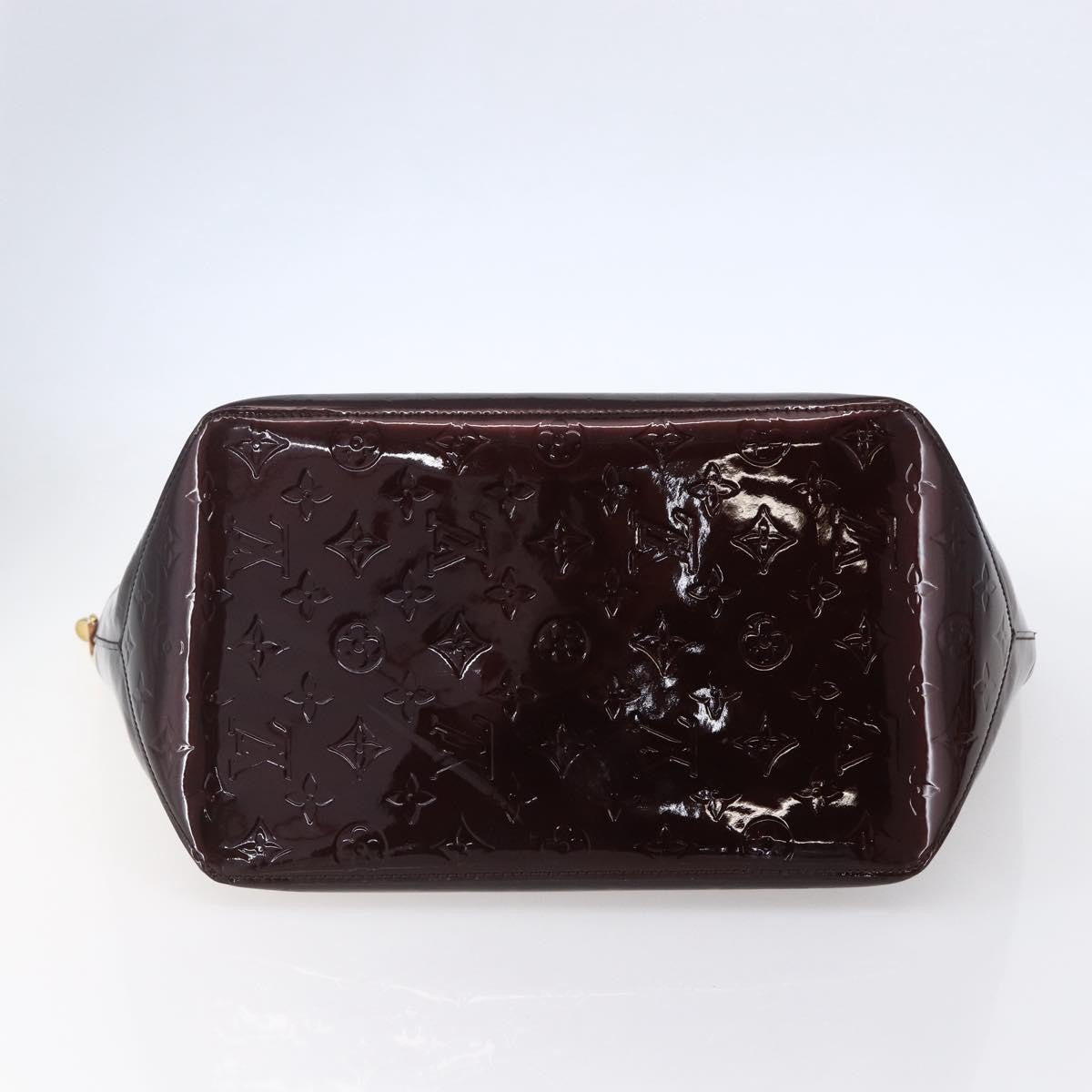 Louis Vuitton Bellevue Handbag Monogram Vernis Purple Patent_Leather Tote Bag Bag (Pre-Owned)