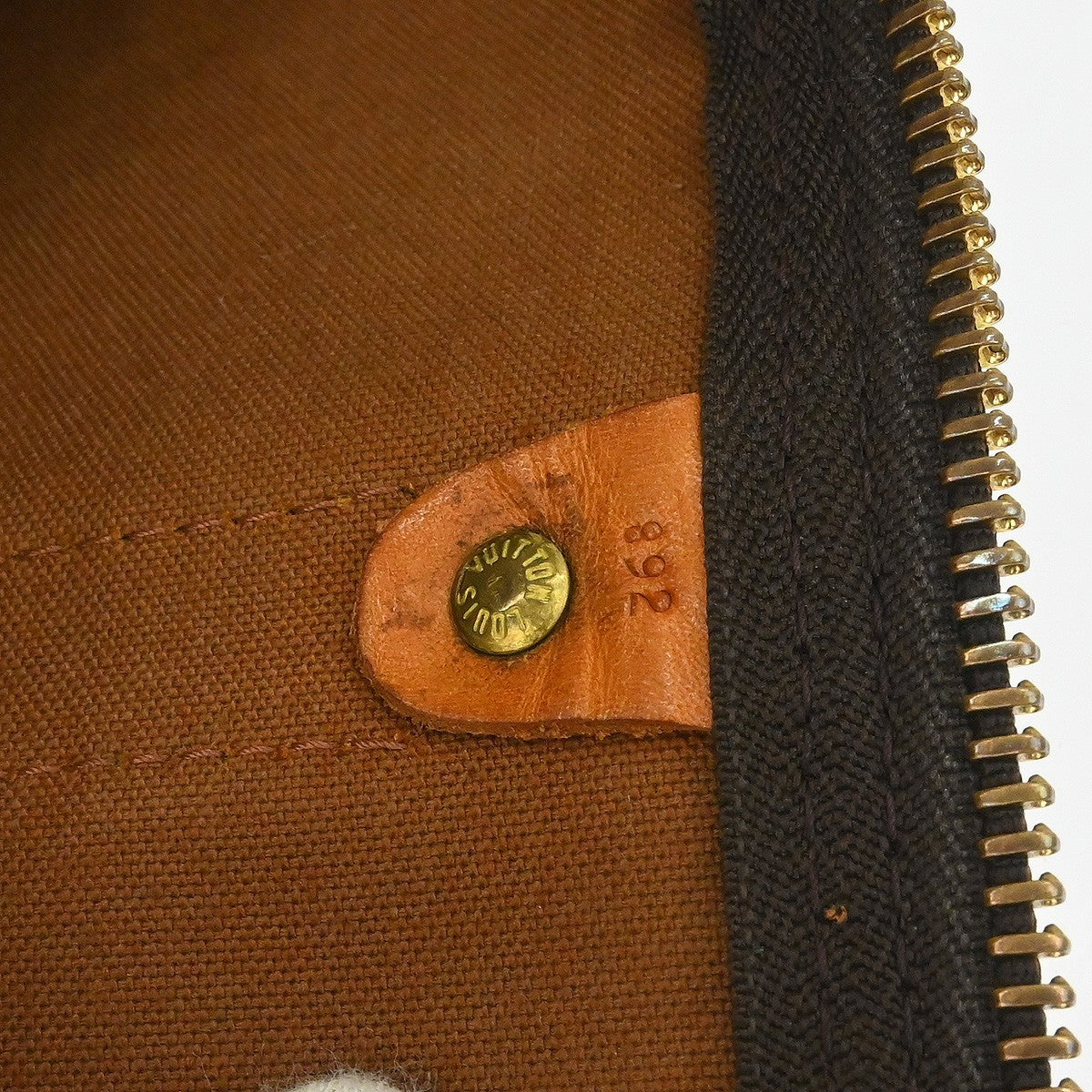 Louis Vuitton Keepall Bag Monogram Canvas Brown Canvas Travel Bag Bag (Pre-Owned)