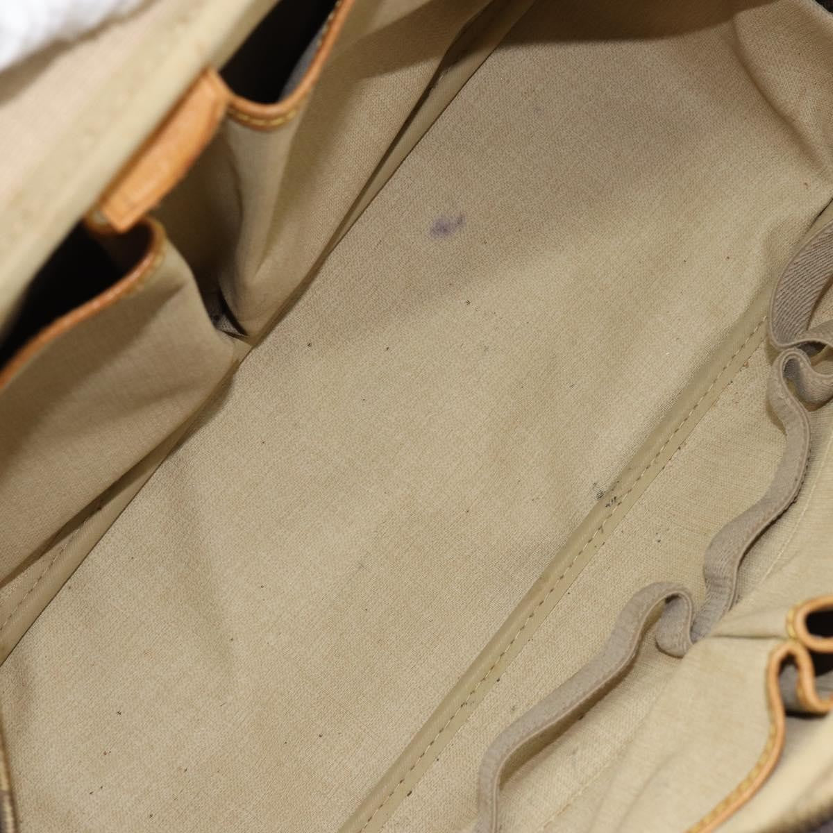 Louis Vuitton Deauville Handbag Monogram Canvas Brown Canvas Handbag (Pre-Owned)