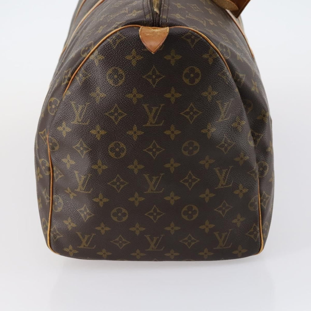 Louis Vuitton Keepall Bag Monogram Canvas Brown Canvas Travel Bag Bag (Pre-Owned)