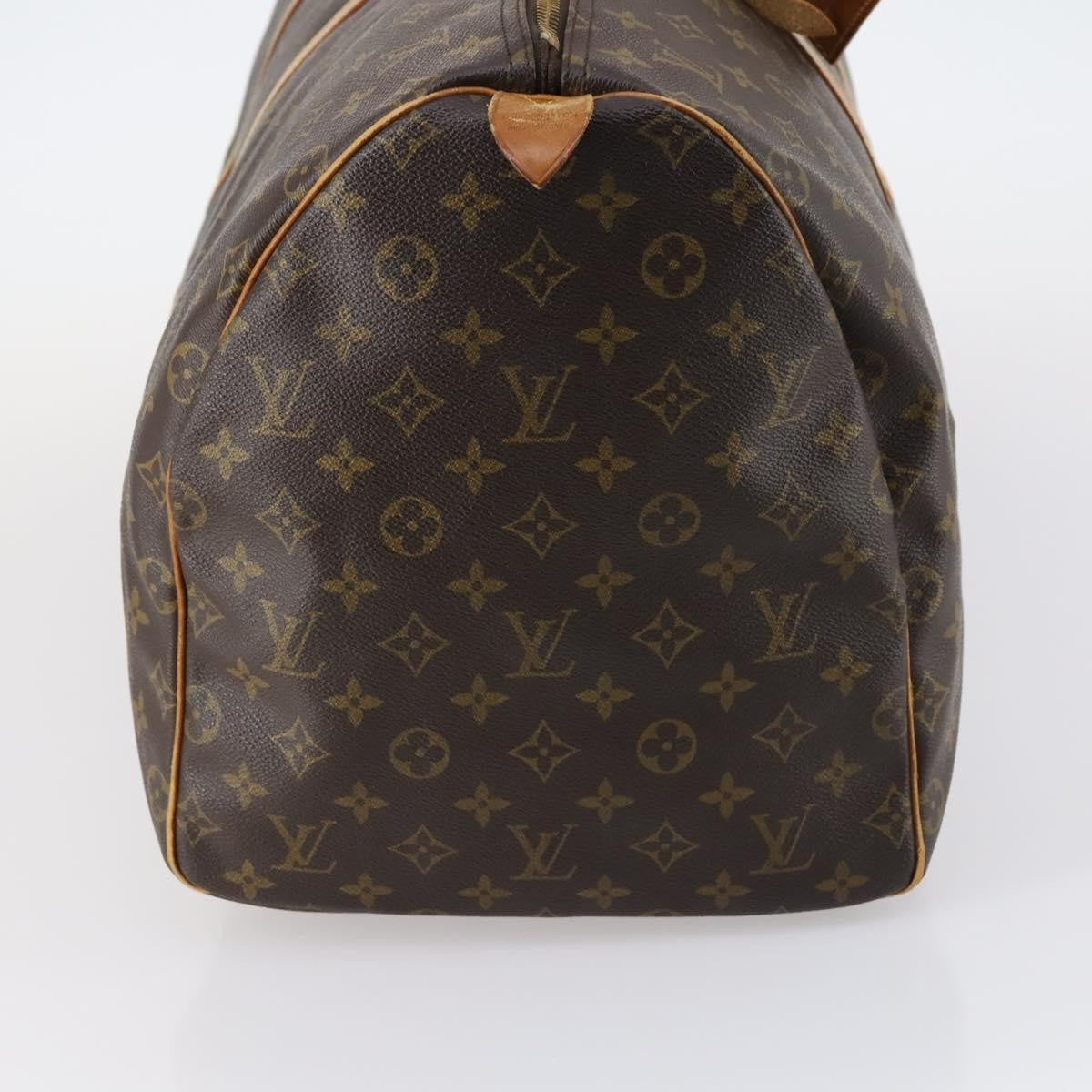 Louis Vuitton Keepall Bag Monogram Canvas Brown Canvas Travel Bag Bag (Pre-Owned)
