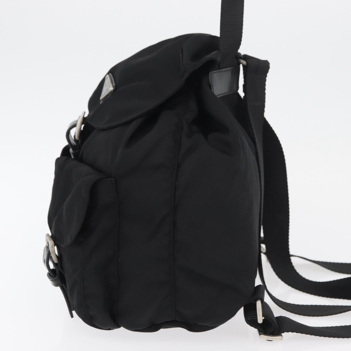 Prada Sac À Dos Re-Nylon Nylon Black Nylon Backpack Bag (Pre-Owned)