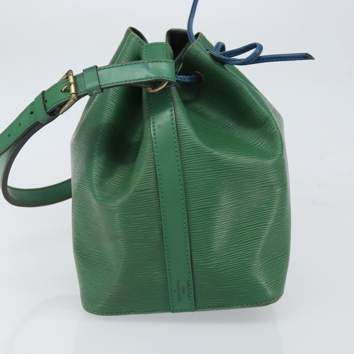 Louis Vuitton Petit Noe Handbag Epi Leather Green Leather Shoulder Bag Bag (Pre-Owned)