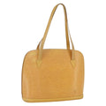 Louis Vuitton Lussac Handbag Epi Leather Yellow Leather Shoulder Bag Bag (Pre-Owned)