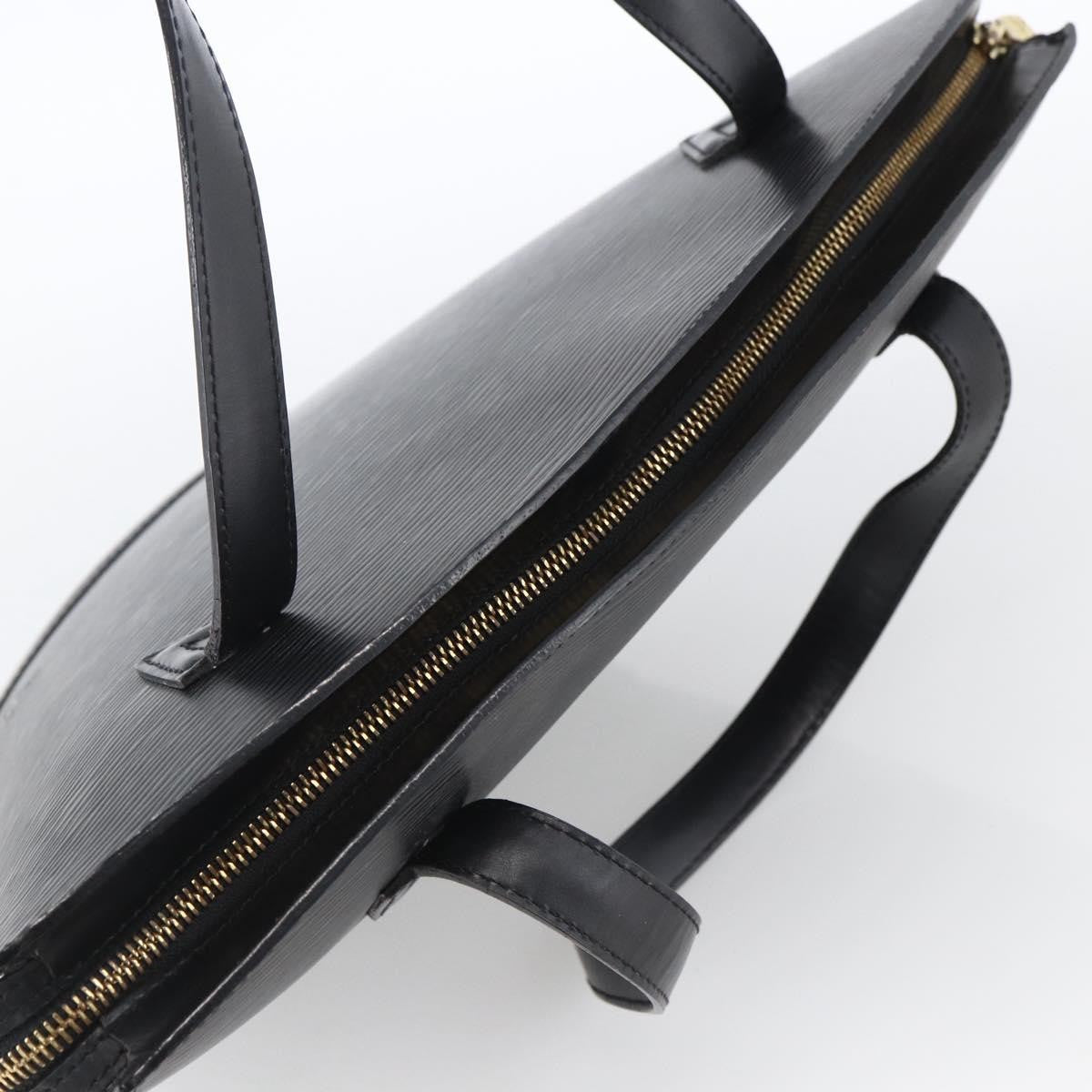 Louis Vuitton Saint Jacques Nm Handbag Epi Leather Black Leather Handbag (Pre-Owned)