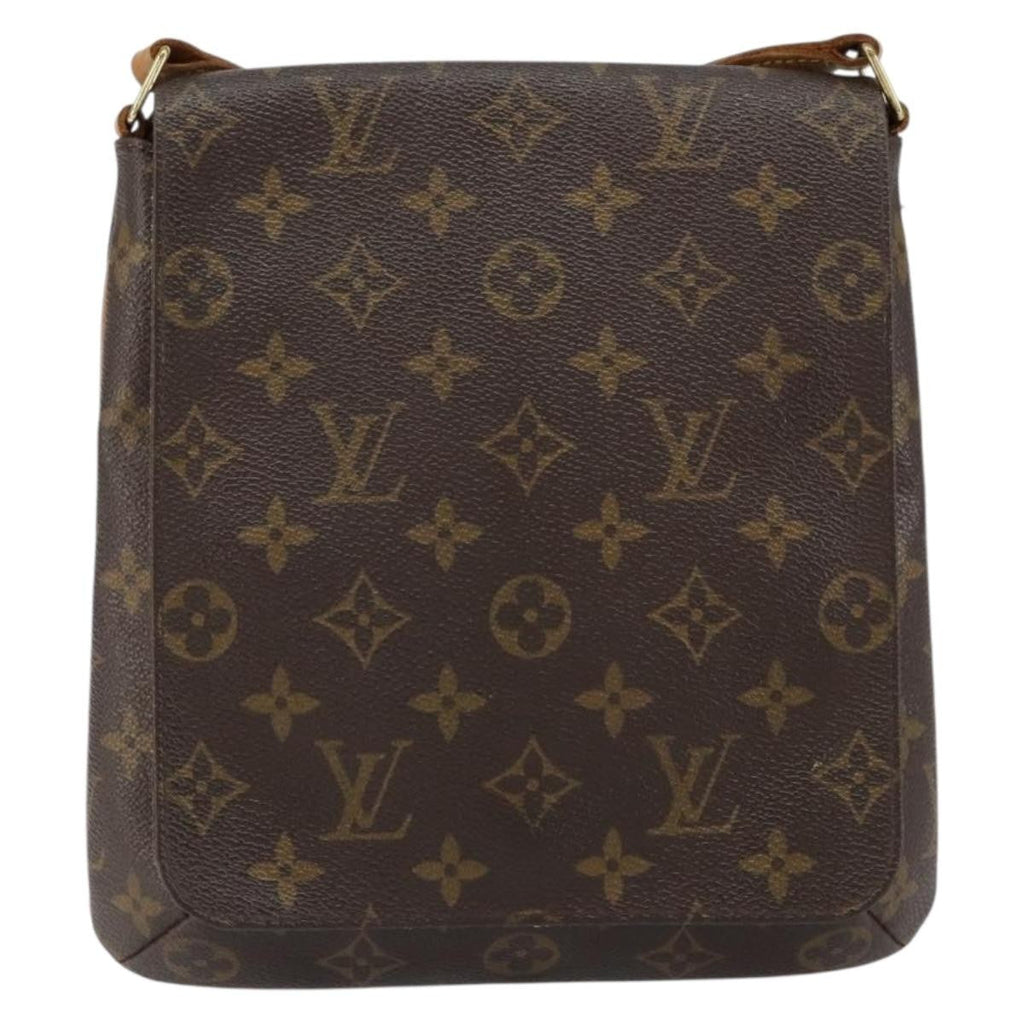 Louis Vuitton Musette Salsa Handbag Monogram Canvas Brown Canvas Shoulder Bag Bag (Pre-Owned)
