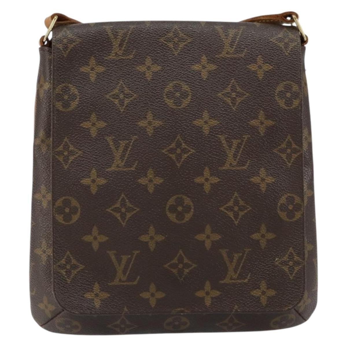 Louis Vuitton Musette Salsa Handbag Monogram Canvas Brown Canvas Shoulder Bag Bag (Pre-Owned)