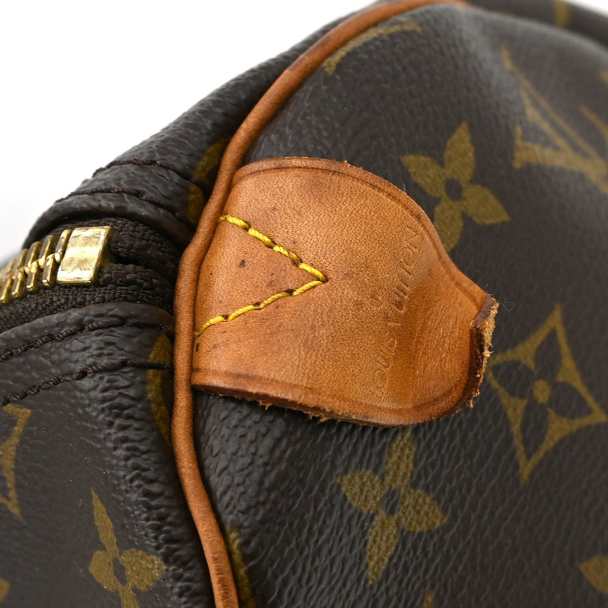 Louis Vuitton Keepall Bag Monogram Canvas Brown Canvas Travel Bag Bag (Pre-Owned)