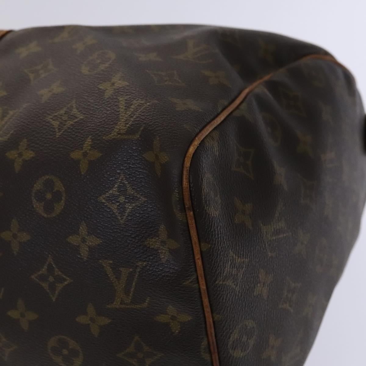 Louis Vuitton Keepall Bag Monogram Canvas Brown Canvas Travel Bag Bag (Pre-Owned)