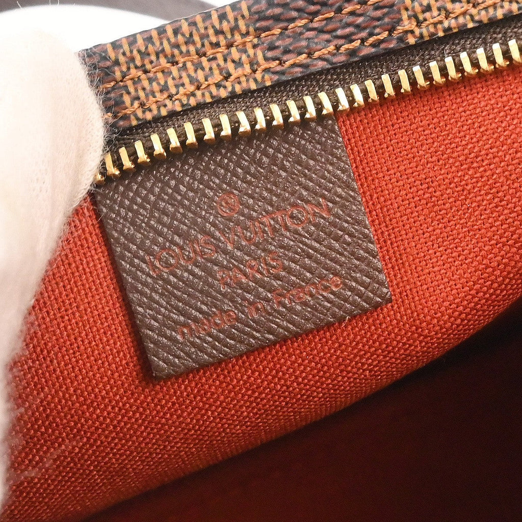 Louis Vuitton Trousse Make Up Bag Damier Brown Canvas Shoulder Bag Bag (Pre-Owned)
