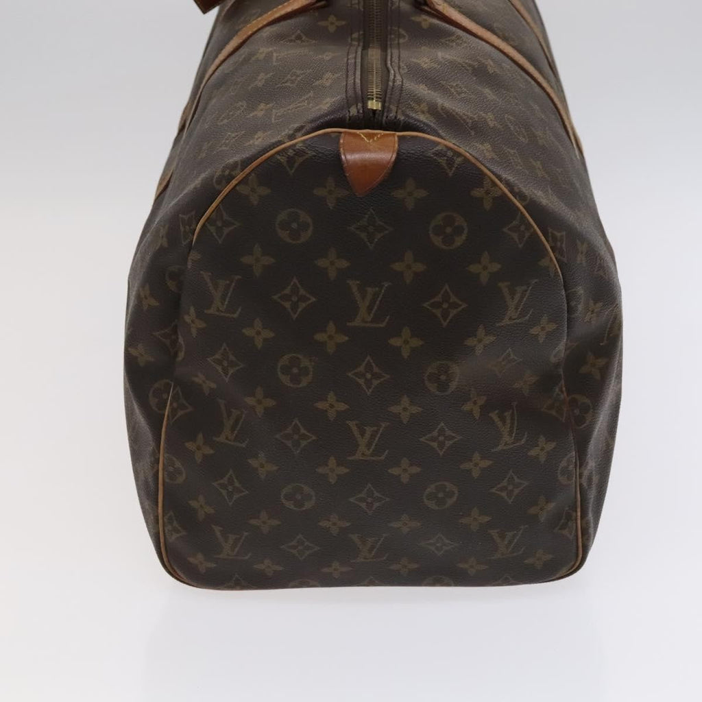 Louis Vuitton Keepall Bag Monogram Canvas Brown Canvas Travel Bag Bag (Pre-Owned)