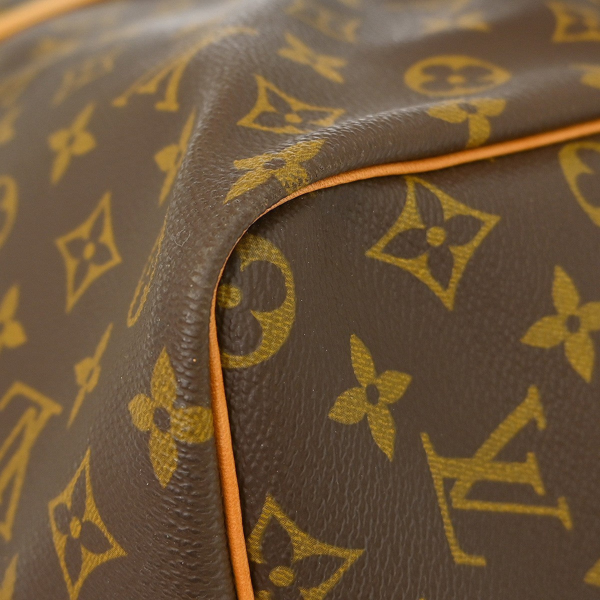 Louis Vuitton Keepall Bandouliere Bag Monogram Canvas Brown Canvas Travel Bag Bag (Pre-Owned)