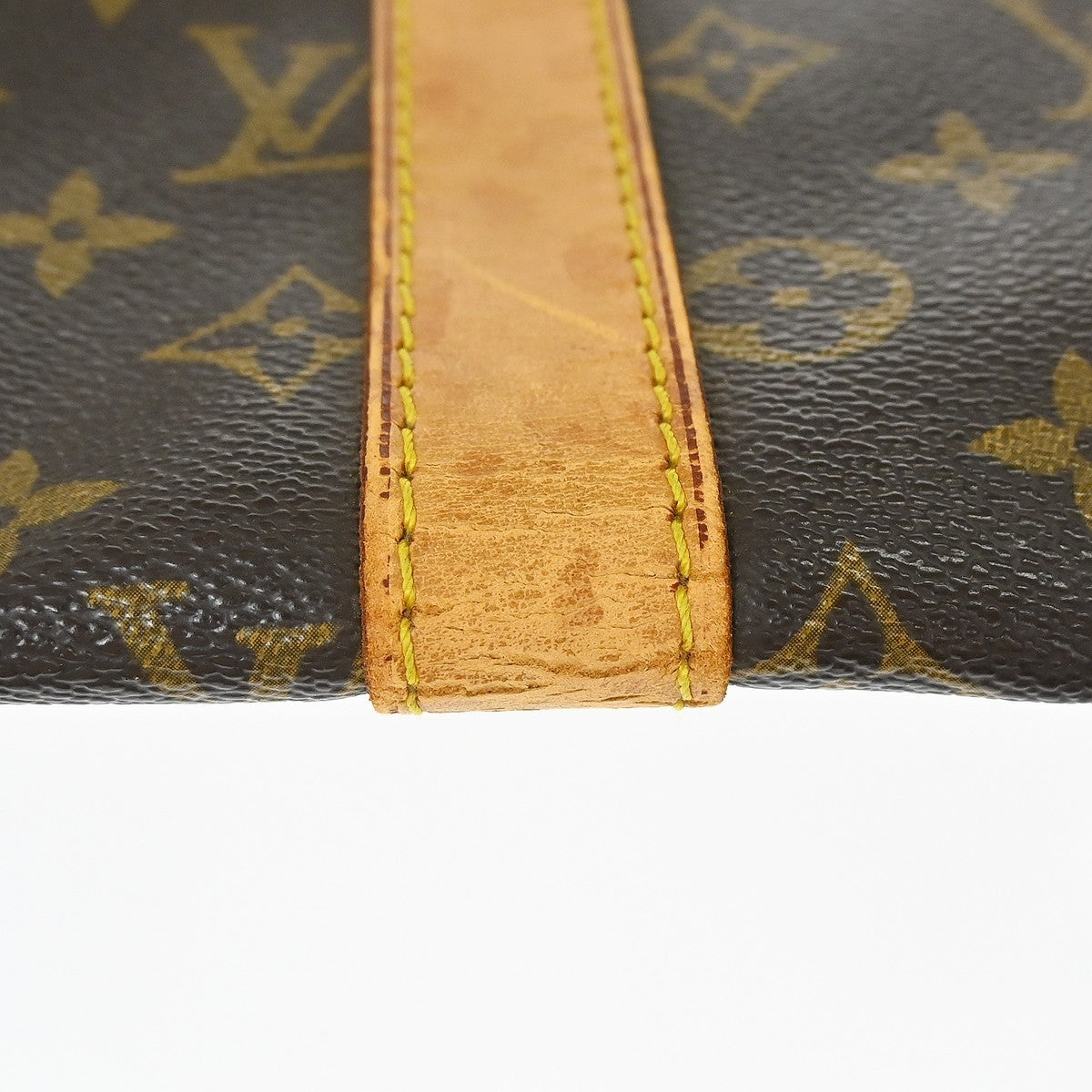Louis Vuitton Keepall Bag Monogram Canvas Brown Canvas Travel Bag Bag (Pre-Owned)
