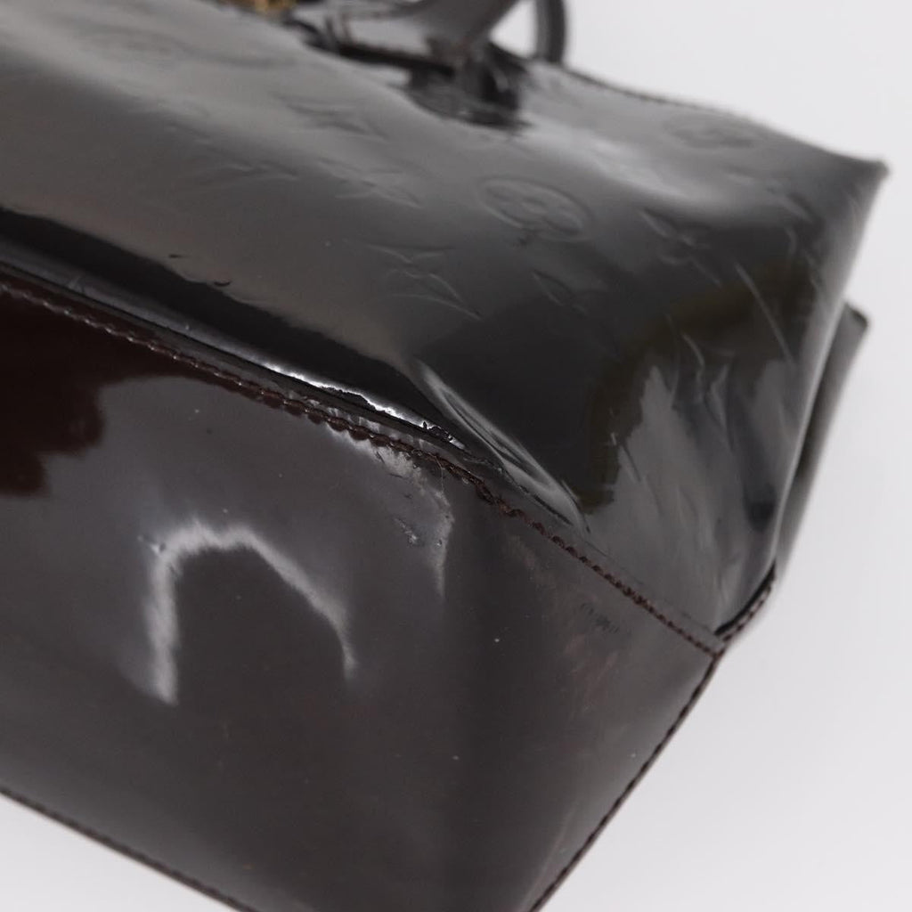 Louis Vuitton Wilshire Handbag Monogram Vernis Purple Patent_Leather Tote Bag Bag (Pre-Owned)