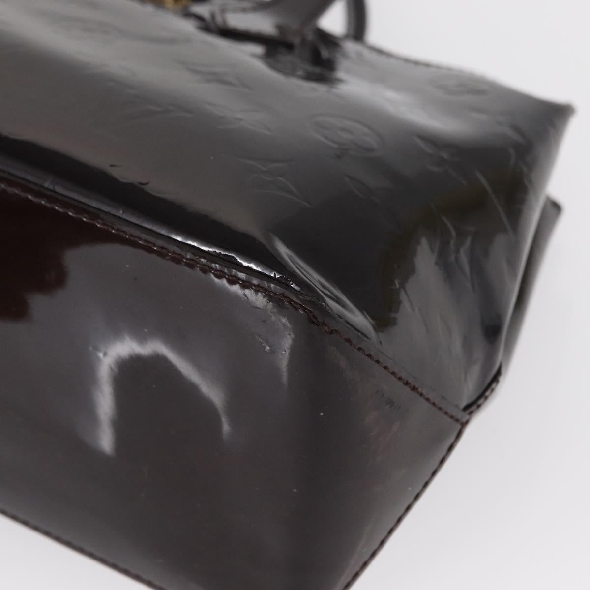 Louis Vuitton Wilshire Handbag Monogram Vernis Purple Patent_Leather Tote Bag Bag (Pre-Owned)