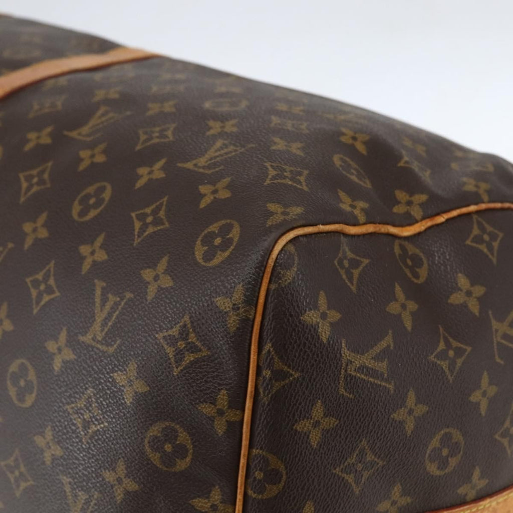 Louis Vuitton Keepall Bag Monogram Canvas Brown Canvas Travel Bag Bag (Pre-Owned)