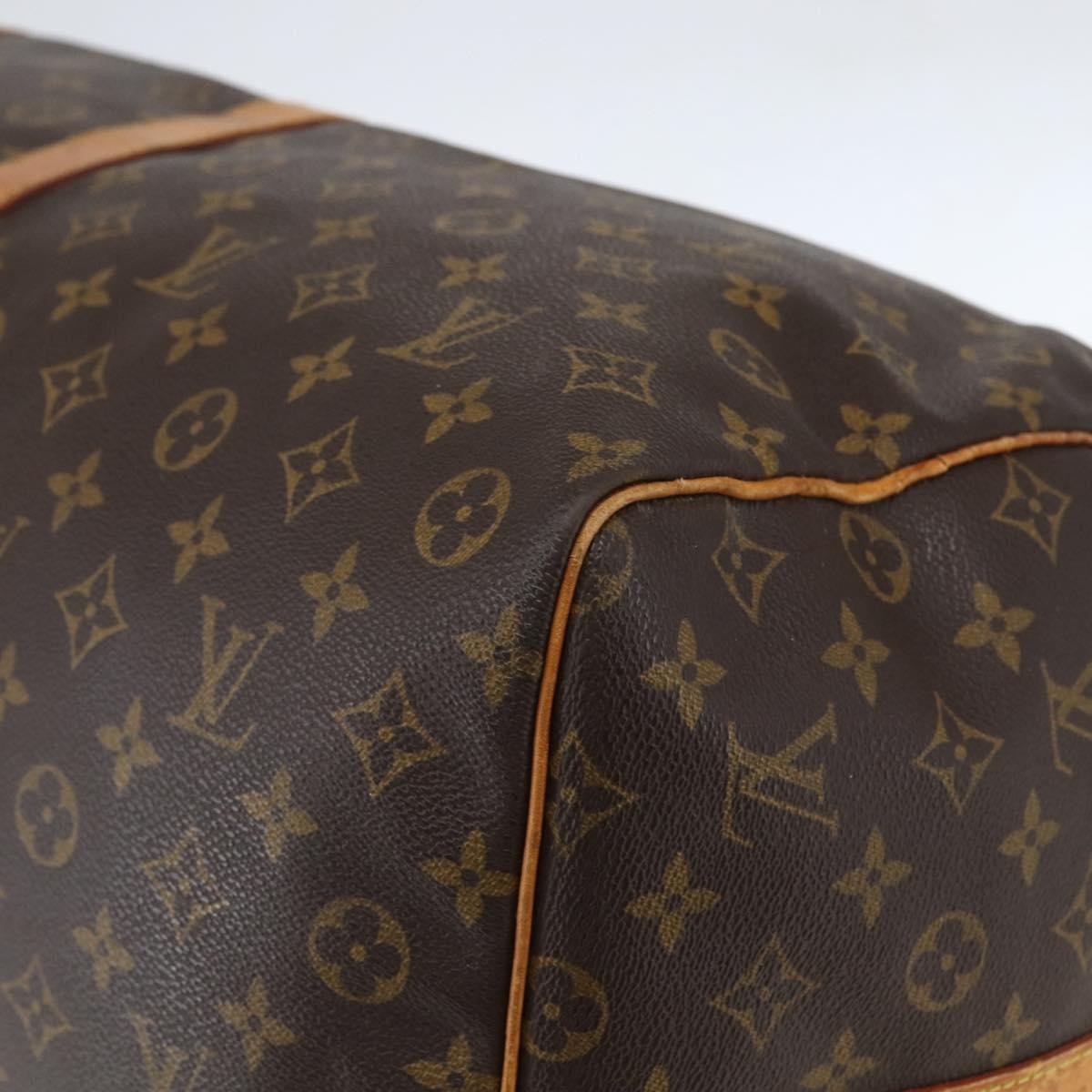 Louis Vuitton Keepall Bag Monogram Canvas Brown Canvas Travel Bag Bag (Pre-Owned)