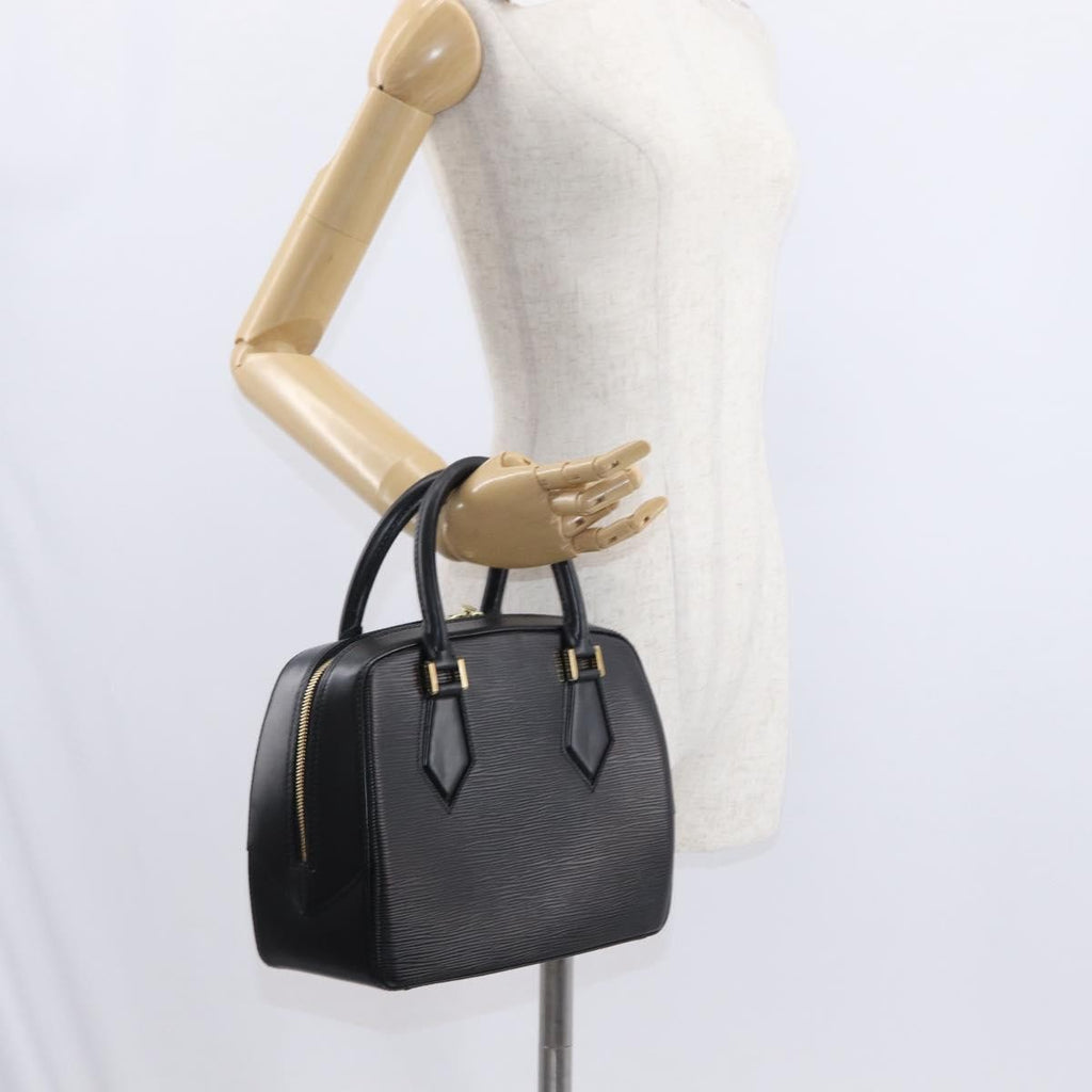 Louis Vuitton Sablons Handbag Epi Leather Black Leather Handbag (Pre-Owned)