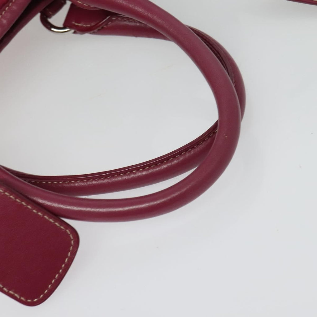 Prada Convertible Belted Hobo Tessuto With Leather Pink Nylon Tote Bag Bag (Pre-Owned)