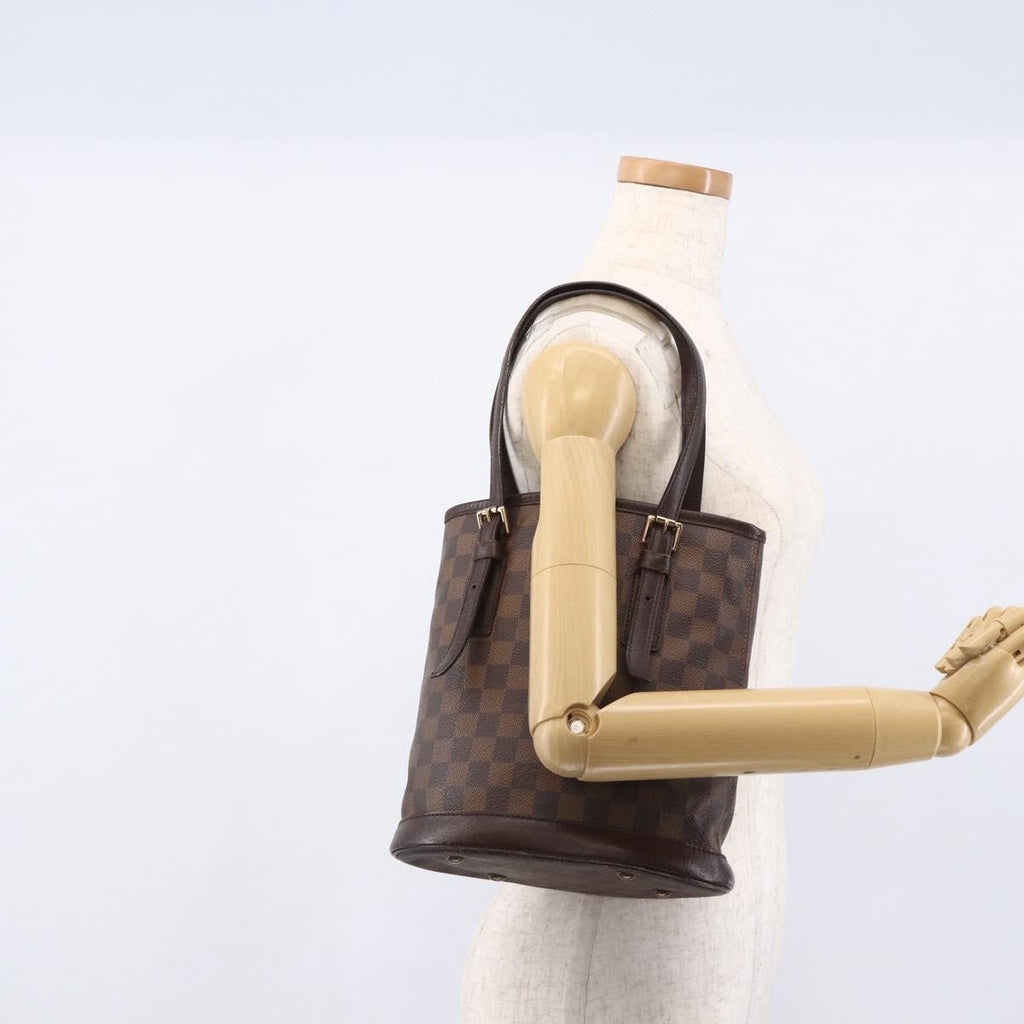 Louis Vuitton Marais Bucket Bag Damier Brown Canvas Shoulder Bag Bag (Pre-Owned)