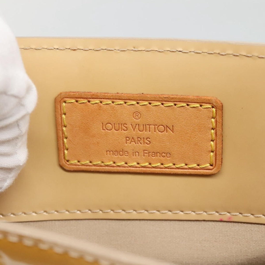Louis Vuitton Reade Handbag Monogram Vernis Beige Patent_Leather Tote Bag Bag (Pre-Owned)