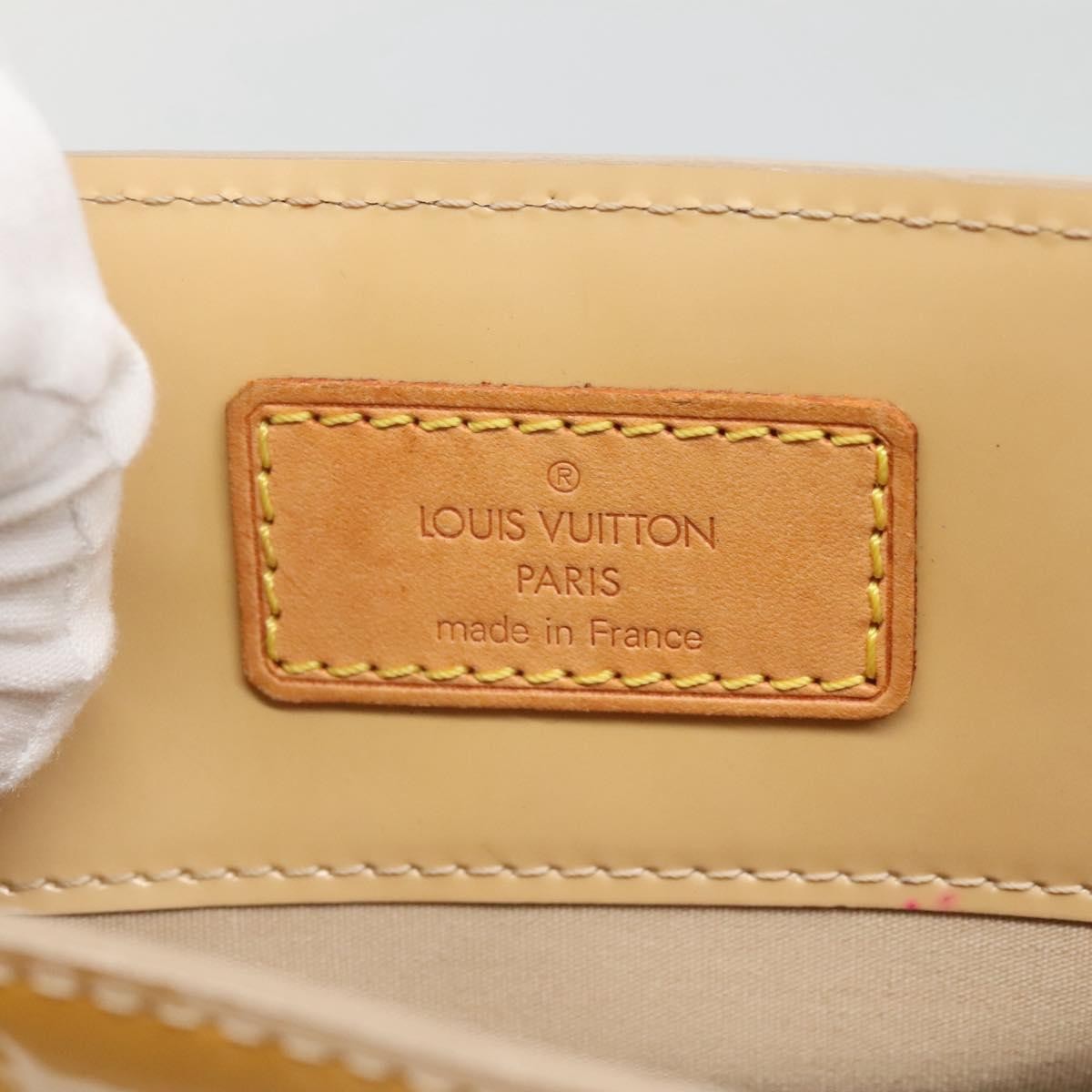 Louis Vuitton Reade Handbag Monogram Vernis Beige Patent_Leather Tote Bag Bag (Pre-Owned)