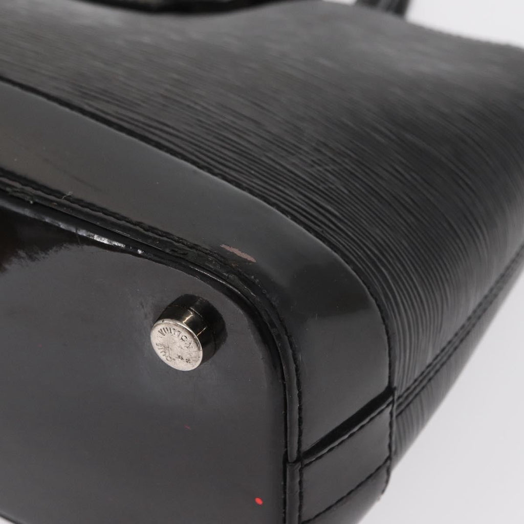 Louis Vuitton Mirabeau Handbag Electric Epi Leather Black Leather Handbag (Pre-Owned)