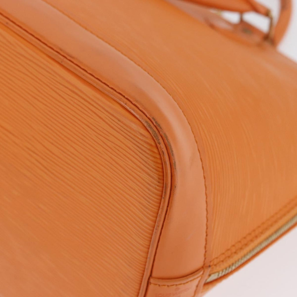 Louis Vuitton Vintage Alma Handbag Epi Leather Orange Leather Handbag (Pre-Owned)