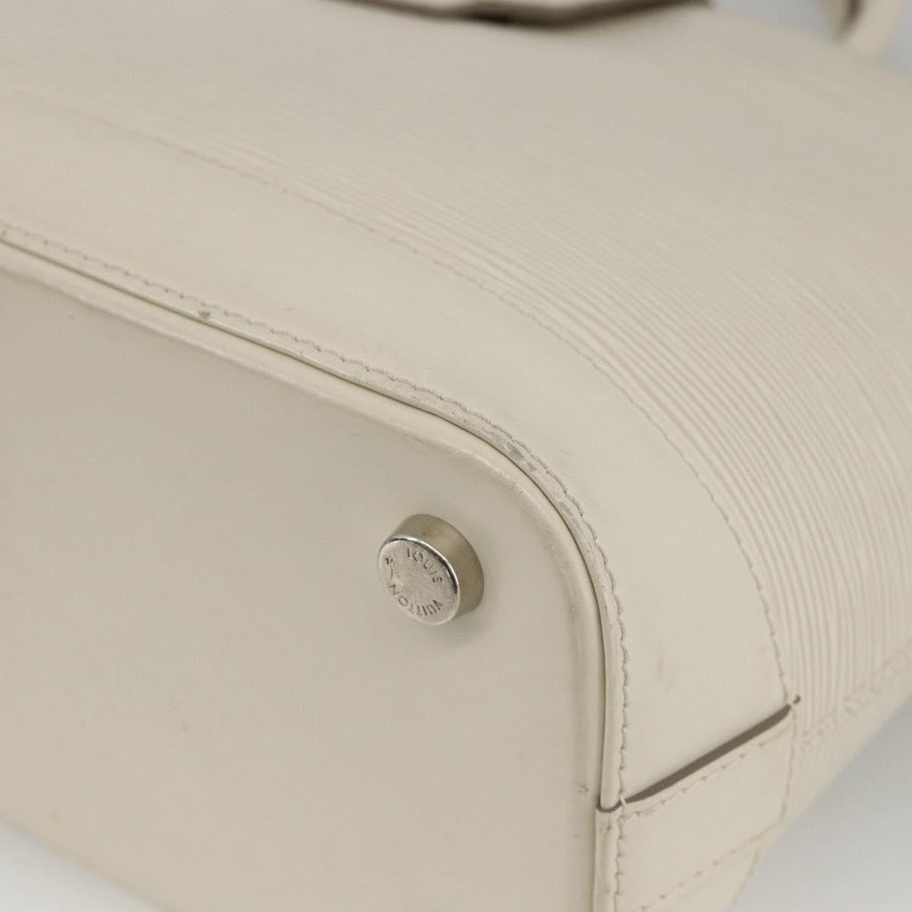 Louis Vuitton Mirabeau Handbag Epi Leather Ecru Leather Handbag (Pre-Owned)