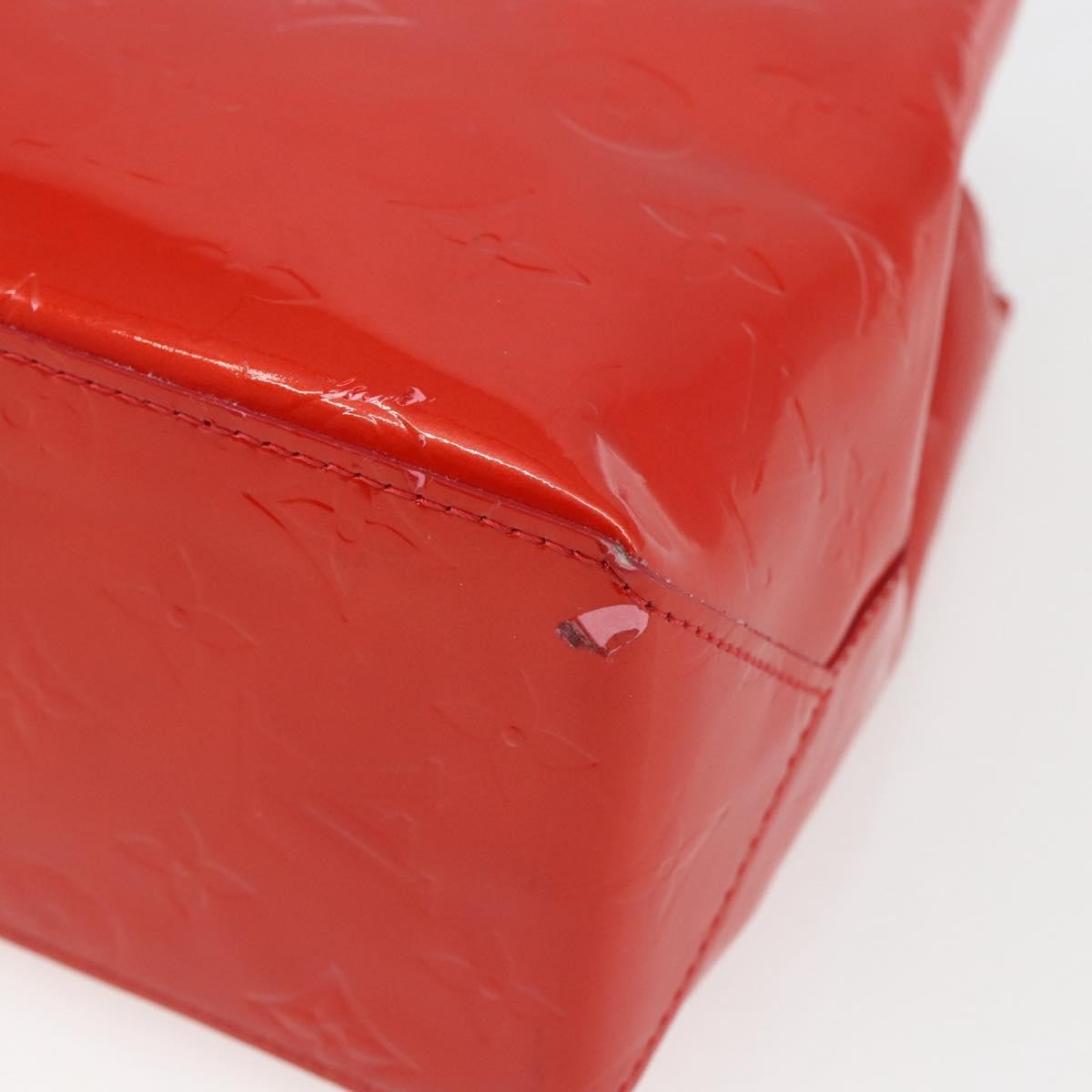 Louis Vuitton Reade Handbag Monogram Vernis Red Patent_Leather Handbag (Pre-Owned)