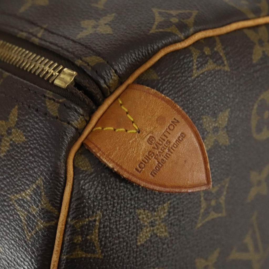 Louis Vuitton Keepall Bag Monogram Canvas Brown Canvas Travel Bag Bag (Pre-Owned)