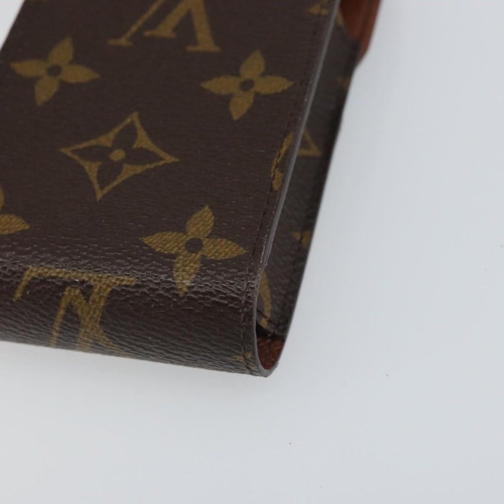 Louis Vuitton Etui Cigarette Case Monogram Canvas Brown Canvas Wallets Accessory (Pre-Owned)