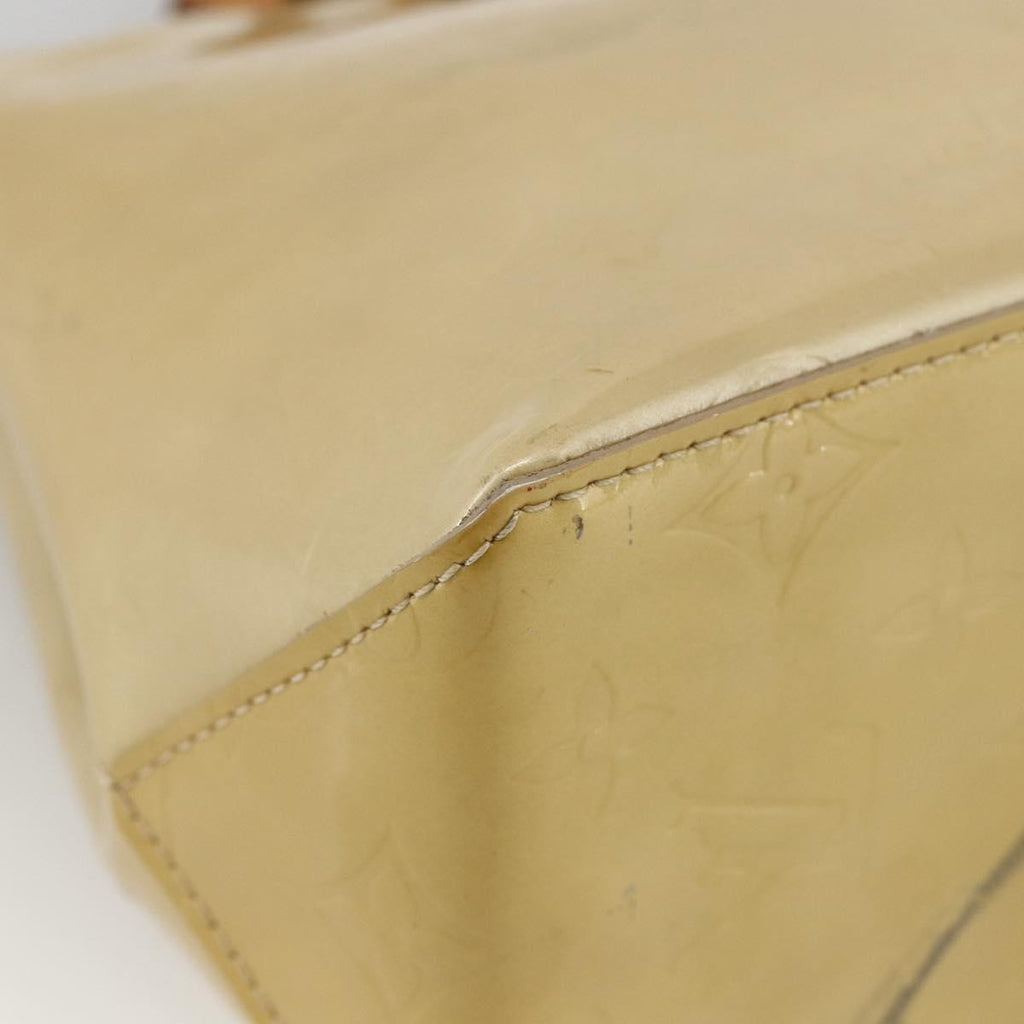 Louis Vuitton Reade Handbag Monogram Vernis Beige Patent_Leather Handbag (Pre-Owned)