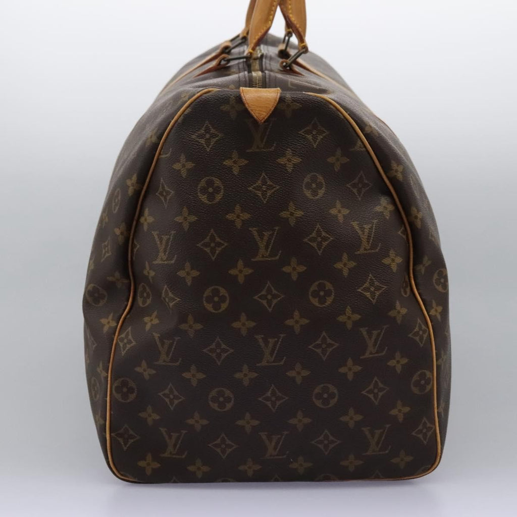 Louis Vuitton Keepall Bag Monogram Canvas Brown Canvas Travel Bag Bag (Pre-Owned)