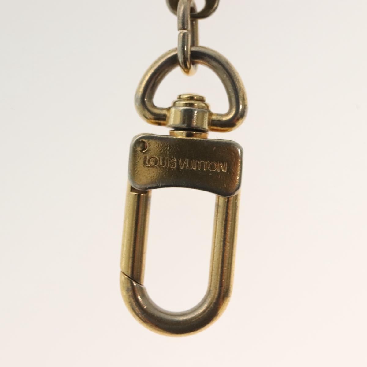 Louis Vuitton Bolt Pochette Extender Keychain Metal Gold Metal Charms And Keychains Accessory (Pre-Owned)
