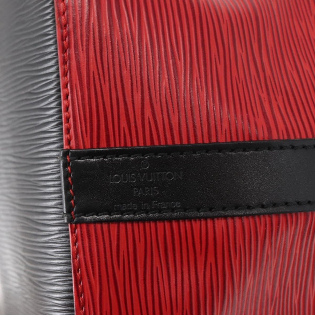 Louis Vuitton Bicolor Petit Noe Handbag Epi Leather Red Leather Shoulder Bag Bag (Pre-Owned)