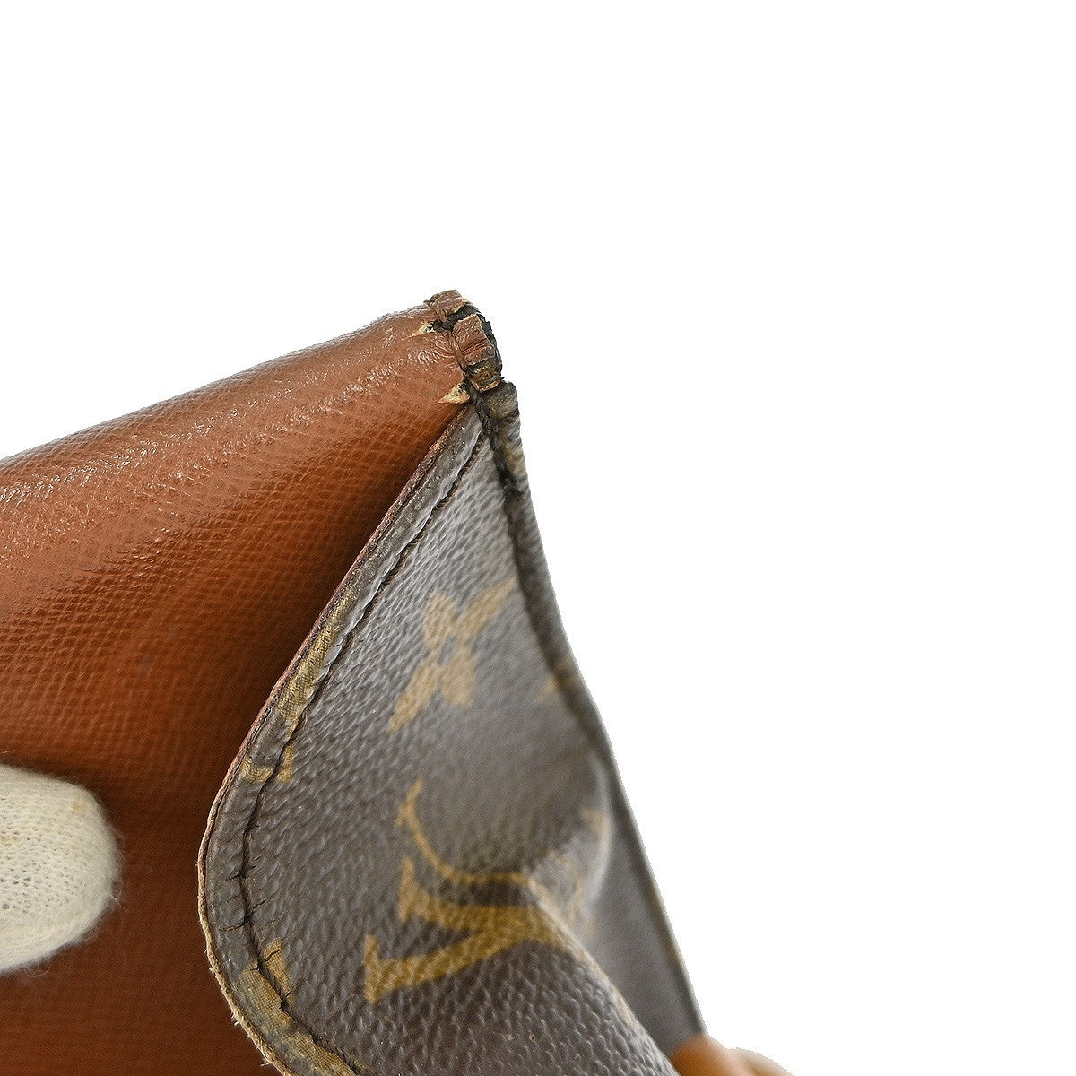Louis Vuitton Cartouchiere Handbag Monogram Canvas Brown Canvas Shoulder Bag Bag (Pre-Owned)