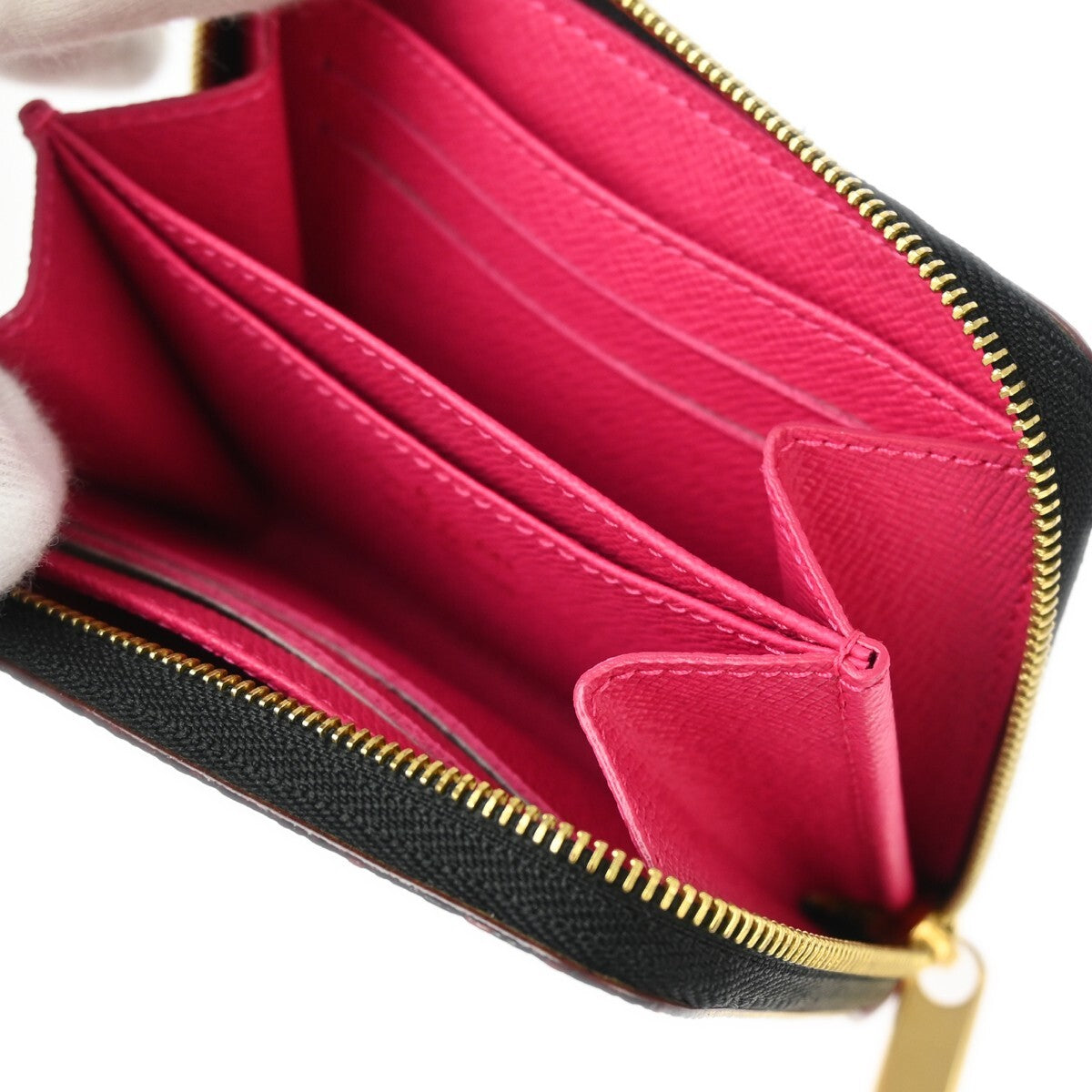Louis Vuitton Porte-Monnaie Zippy Wallet Monogram Multicolor Black Canvas Wallets Accessory (Pre-Owned)