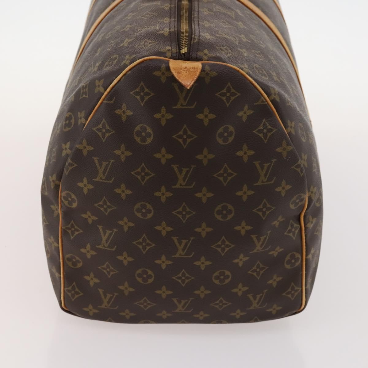 Louis Vuitton Keepall Bag Monogram Canvas Brown Canvas Travel Bag Bag (Pre-Owned)