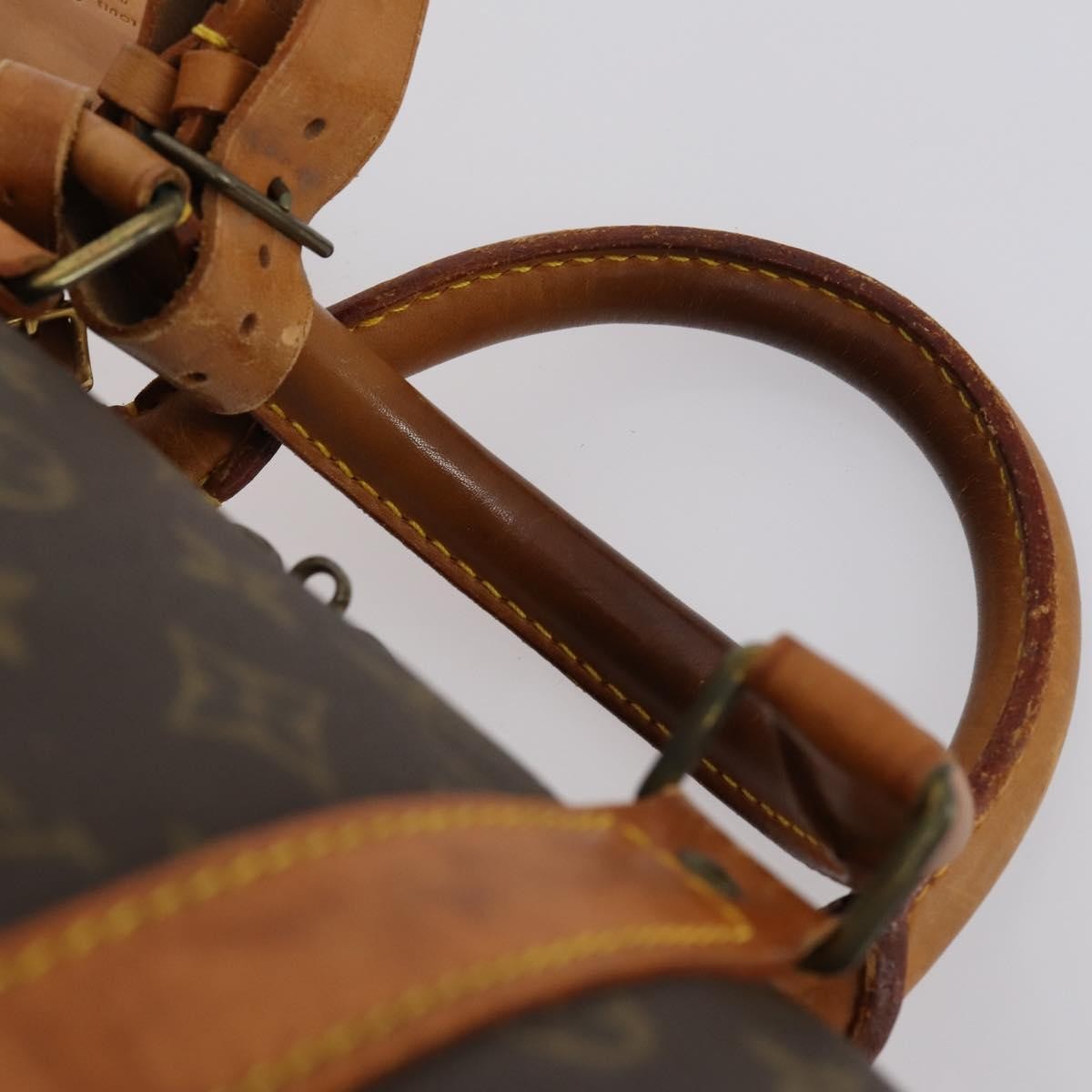 Louis Vuitton Keepall Bag Monogram Canvas Brown Canvas Travel Bag Bag (Pre-Owned)