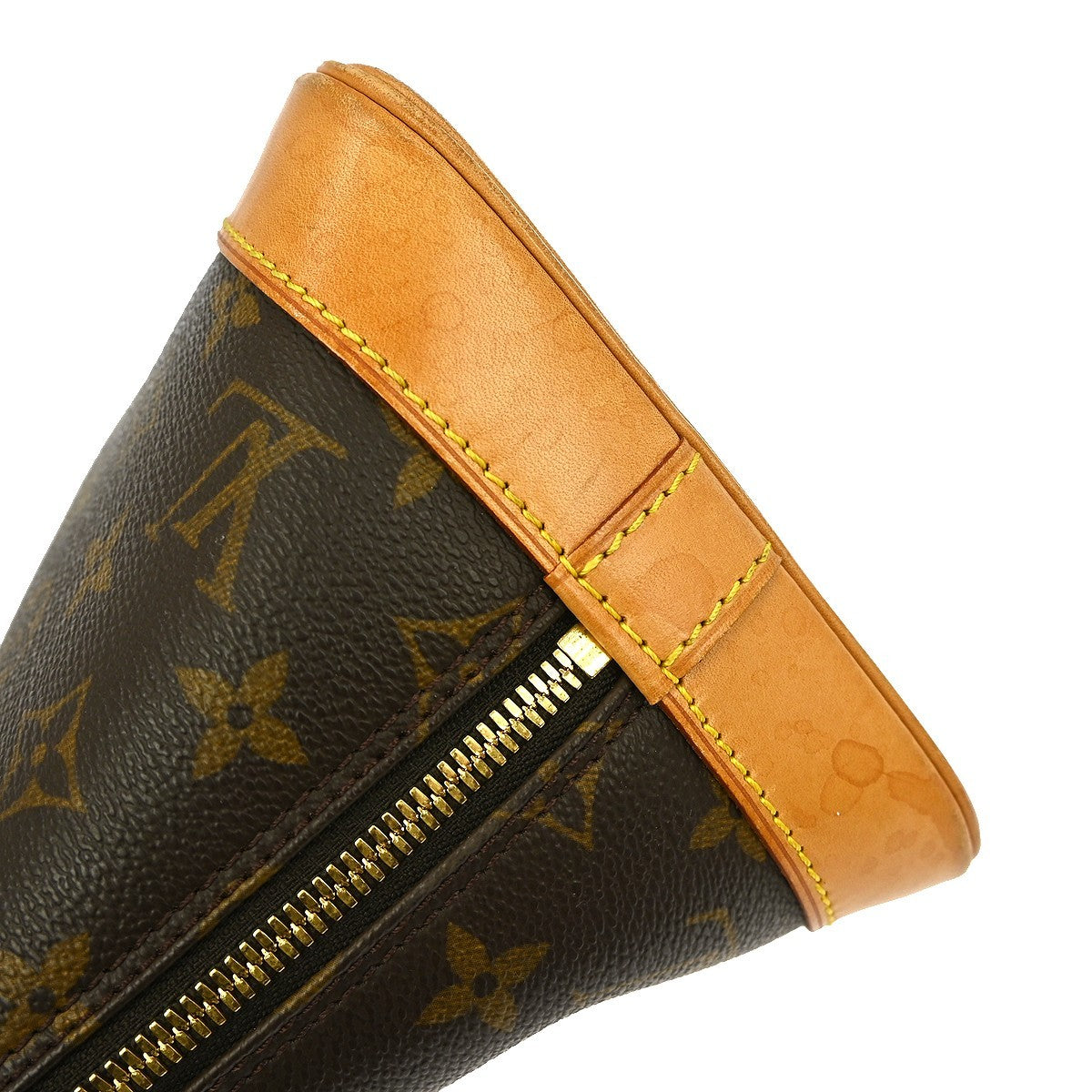Louis Vuitton Alma Handbag Monogram Canvas Brown Canvas Handbag (Pre-Owned)